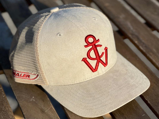 WCM/Whaler Suede Red Hat
